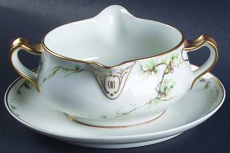 Schleiger 432 Gravy Boat with Attached Underplate