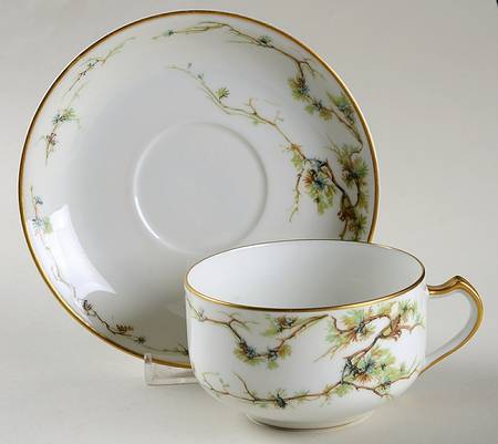 Schleiger 432 Flat Cup & Saucer Set