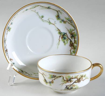 Schleiger 432a Flat Cup & Saucer Set