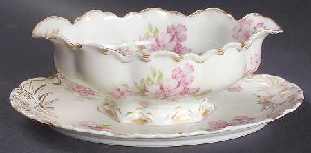 Schleiger 442A Gravy Boat with Attached Underplate