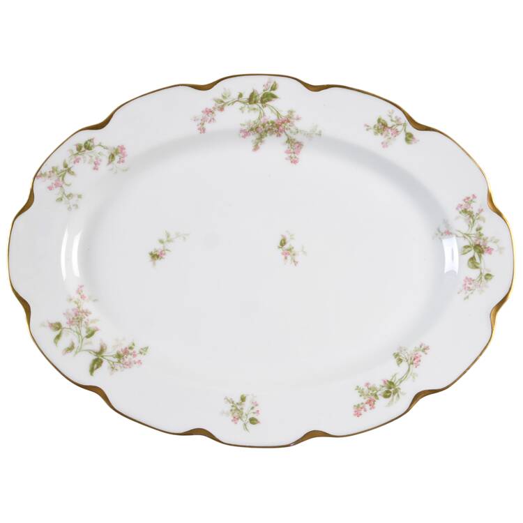 Schleiger 444 14" Oval Serving Platter by Haviland