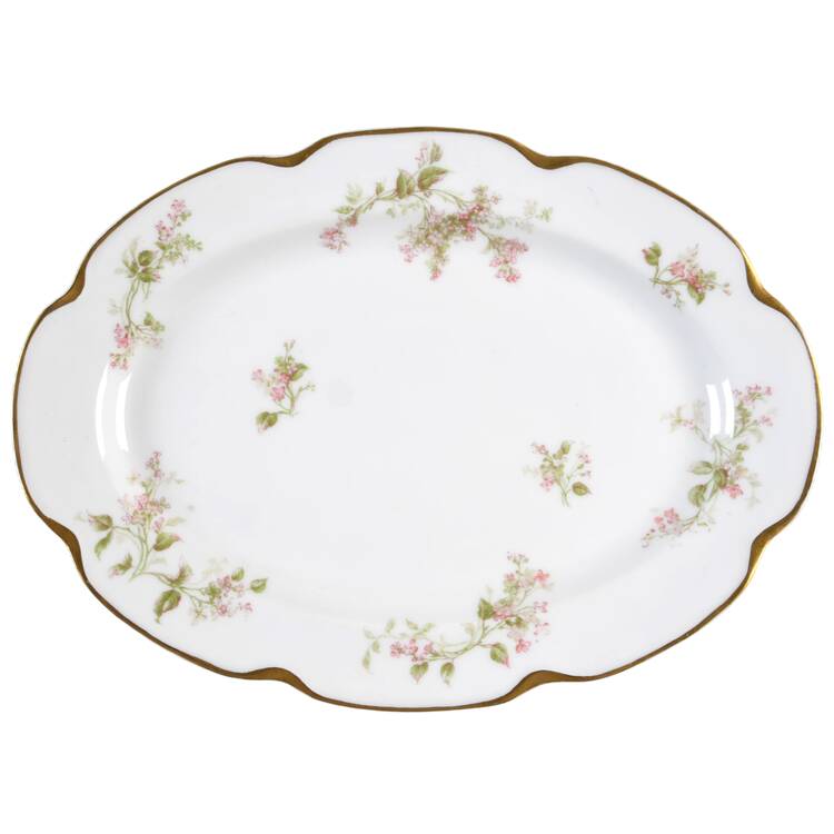 Schleiger 444 11" Oval Serving Platter by Haviland
