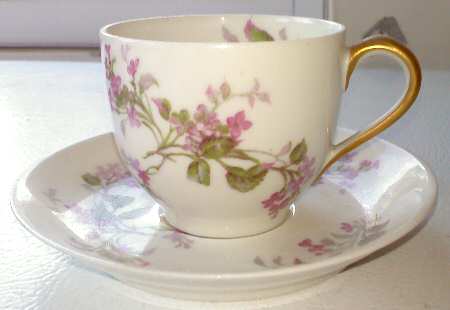Schleiger 444h Footed Demitasse Cup & Saucer Set