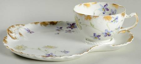 Schleiger 453d Snack Plate & Cup Set
