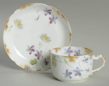 Schleiger 453d Flat Cup & Saucer Set