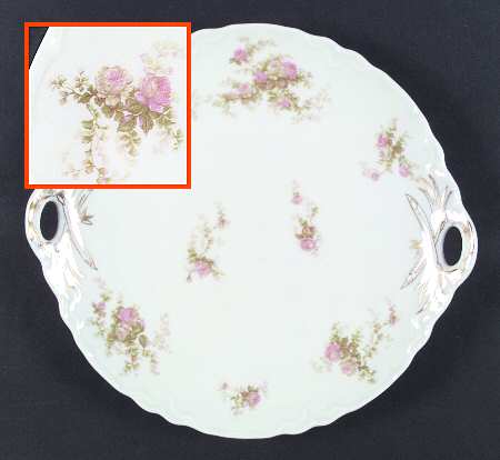 Schleiger 456 Handled Cake Plate