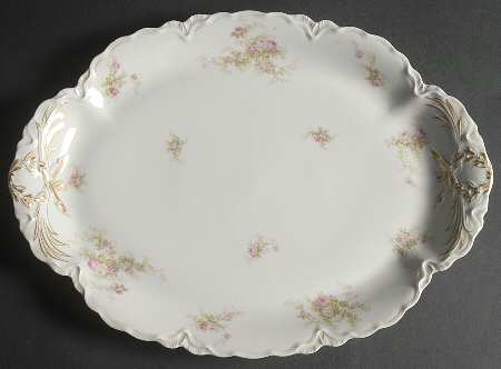 Schleiger 456 16" Oval Serving Platter by Haviland