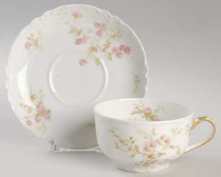 Schleiger 459C Flat Cup & Saucer Set