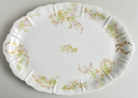 Schleiger 45A 12" Oval Serving Platter by Haviland