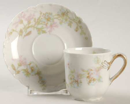 Schleiger 46 Flat Demitasse Cup & Saucer Set