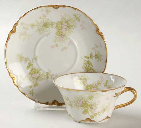 Schleiger 460G Flat Demitasse Cup & Saucer Set