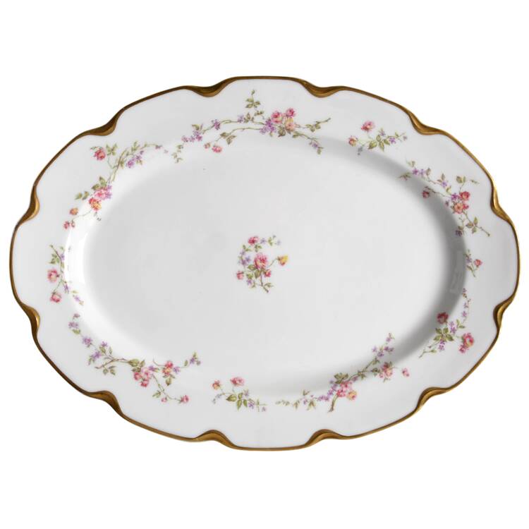 Schleiger 462b 13" Oval Serving Platter by Haviland