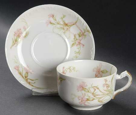 Schleiger 472c Flat Cup & Saucer Set