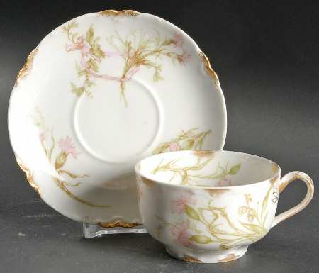Schleiger 472e Flat Cup & Saucer Set