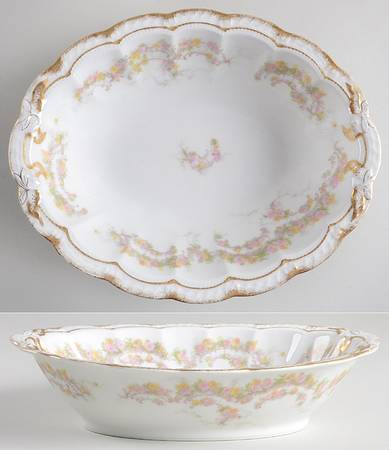 Schleiger 475c 10" Oval Vegetable Bowl