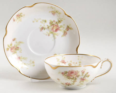 Schleiger 49 Flat Cup & Saucer Set by Haviland