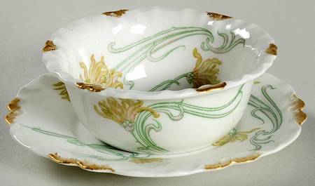 Schleiger 492 Ramekin & Saucer Set