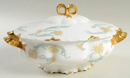 Schleiger 492G Oval Tureen & Lid
