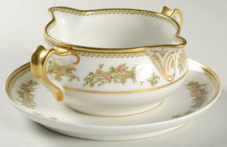 Schleiger 503 Gravy Boat with Attached Underplate