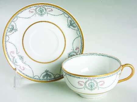 Schleiger 510 Flat Cup & Saucer Set