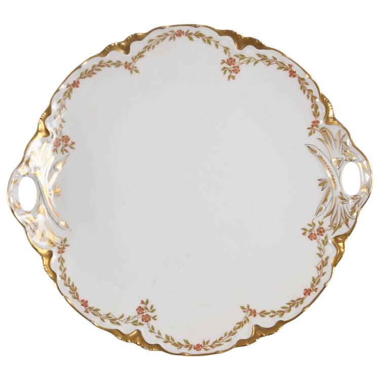 Schleiger 523 Handled Cake Plate