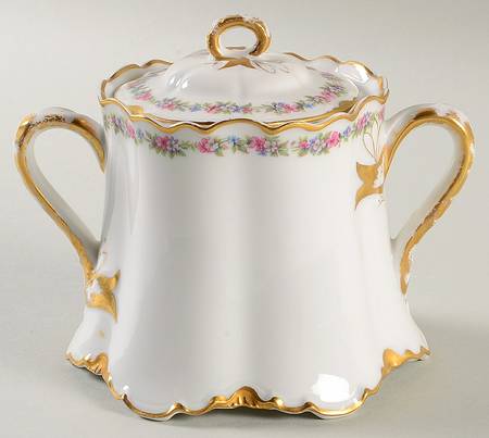 Schleiger 524E Sugar Bowl & Lid by Haviland