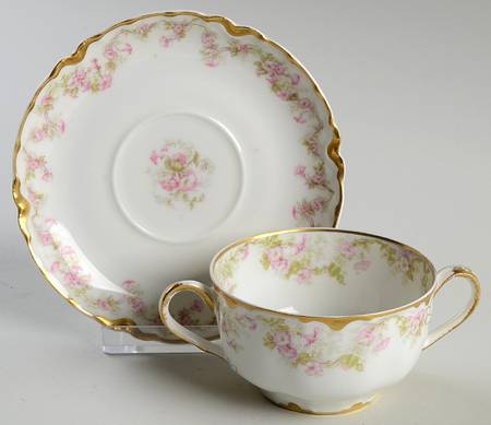Schleiger 525 Bouillon Soup & Saucer Set