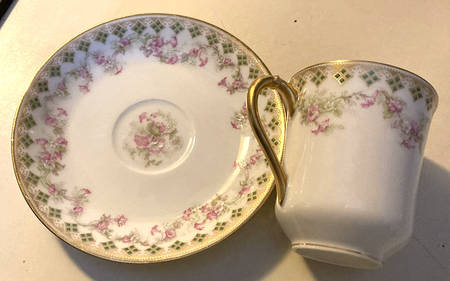 Schleiger 525B Chocolate Cup & Saucer Set