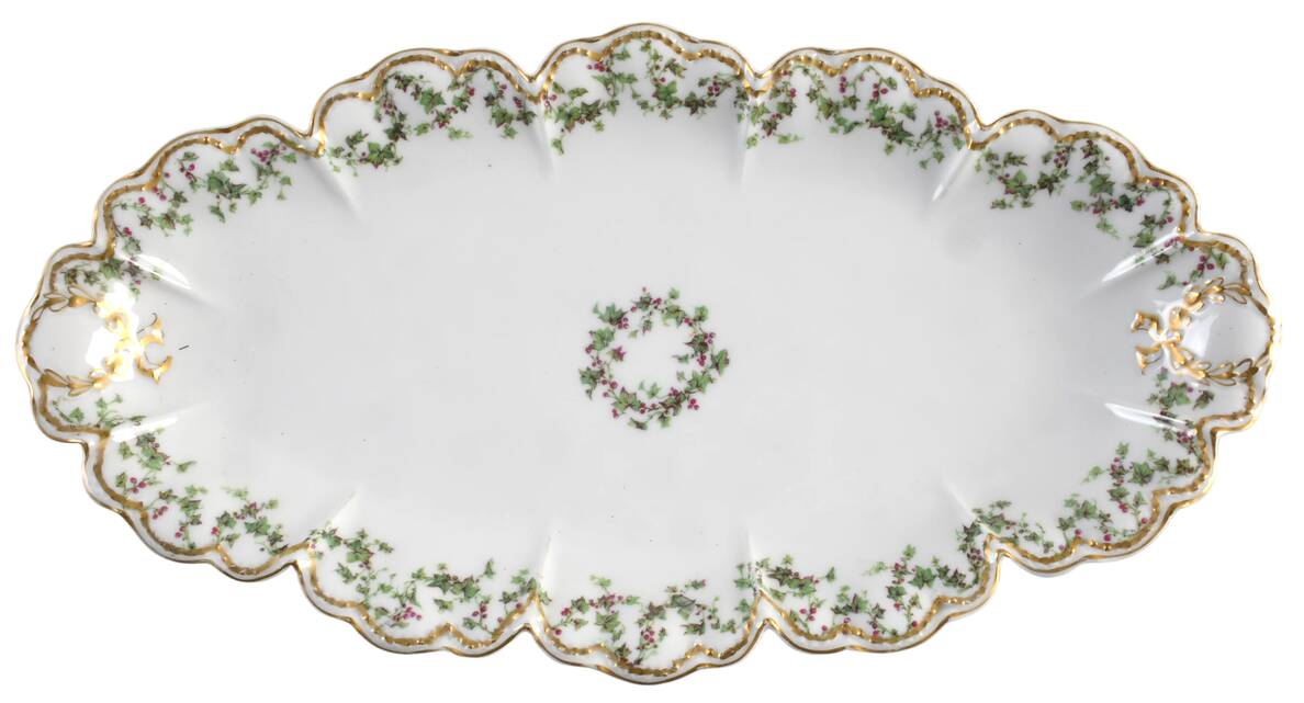 Schleiger 543 13" Oval Serving Platter by Haviland