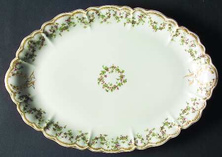 Schleiger 543 12" Oval Serving Platter by Haviland