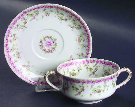 Schleiger 547 Flat Bouillon Cup & Saucer