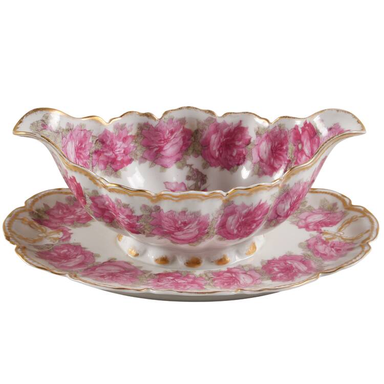 Schleiger 55 Gravy Boat with Attached Underplate
