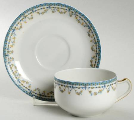 Schleiger 562A Flat Cup & Saucer Set