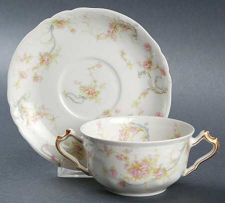 Schleiger 57 Flat Bouillon Cup & Saucer