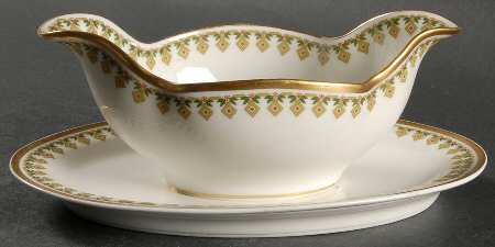 Schleiger 574 Gravy Boat with Attached Underplate