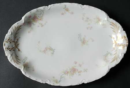 Schleiger 57A 11" Oval Serving Platter by Haviland