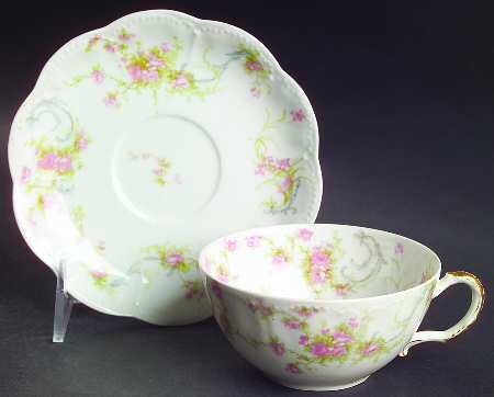 Schleiger 57B Flat Cup & Saucer Set