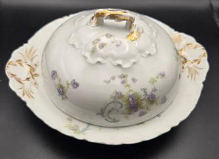 Schleiger 57F Round Covered Butter
