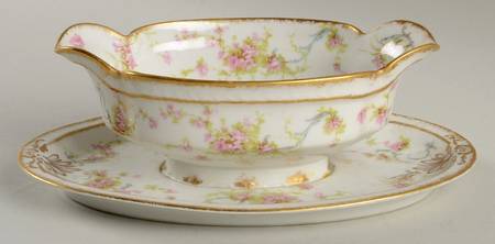 Schleiger 57J Gravy Boat with Attached Underplate