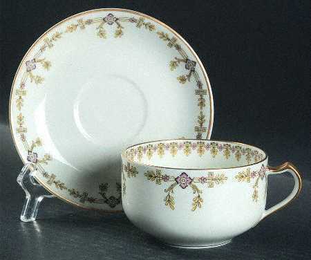 Schleiger 580 Flat Cup & Saucer Set