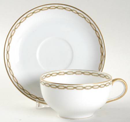Schleiger 588 Flat Cup & Saucer Set