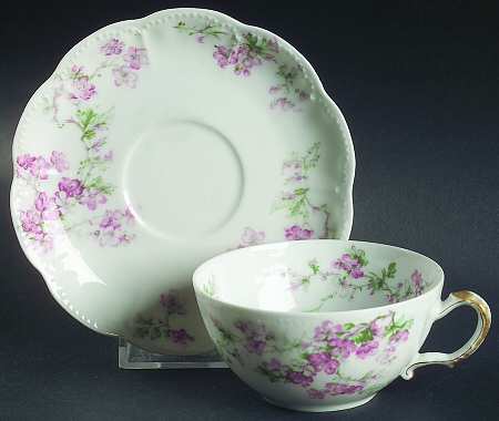 Schleiger 58A Flat Cup & Saucer Set