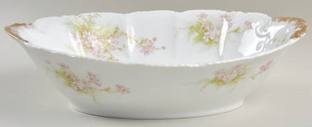 Schleiger 609b 10" Oval Vegetable Bowl
