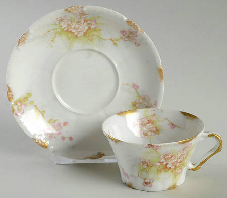 Schleiger 609e Flat Demitasse Cup & Saucer Set