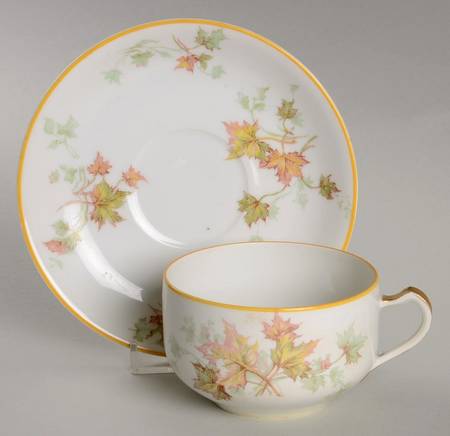 Schleiger 60B Flat Cup & Saucer Set