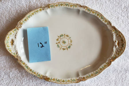 Schleiger 630a 12" Oval Serving Platter