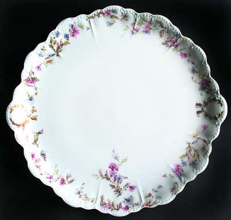 Schleiger 659 Handled Cake Plate