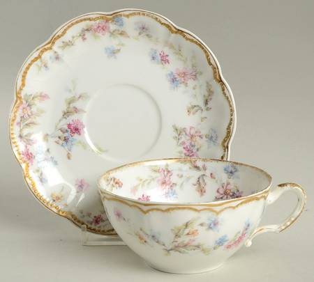 Schleiger 659A Flat Cup & Saucer Set