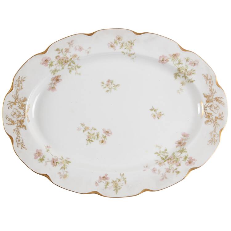 Schleiger 660F 16" Oval Serving Platter by Haviland