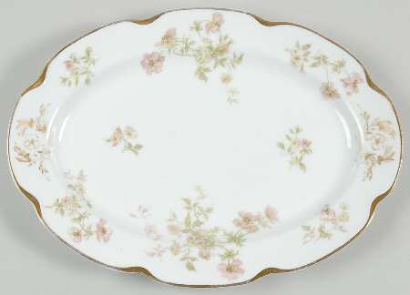 Schleiger 660F 11" Oval Serving Platter by Haviland